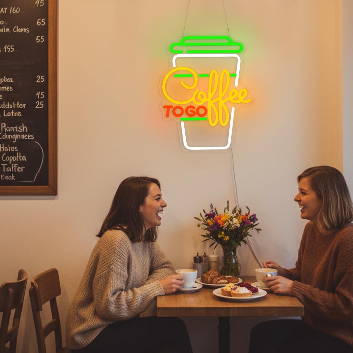 Coffee Neon Sign USB Dimmable  - Home Decor Lighting 리뷰 및 가격