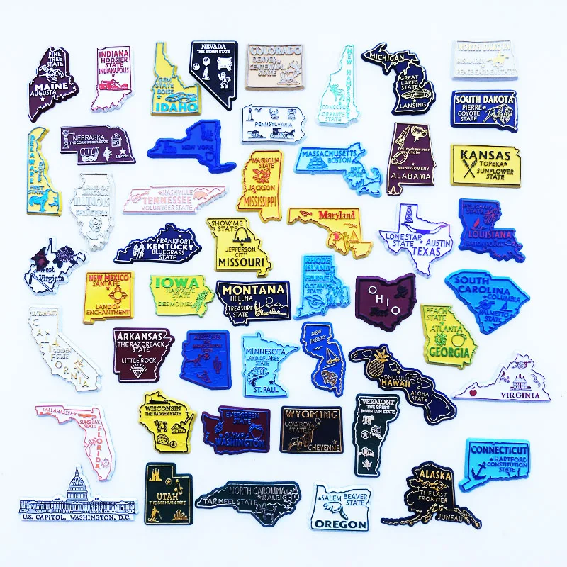 U.S. States Refrigerator Magne - Home Decor Usa 리뷰 및 가격