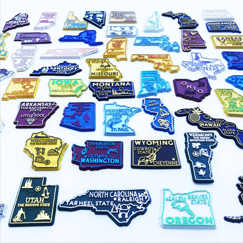 U.S. States Refrigerator Magne - Home Decor Usa 리뷰 및 가격