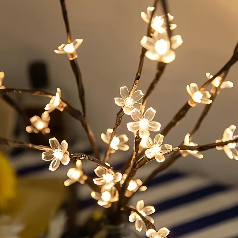 1/2PC 20LED Cherry Blossom Tre - Home Decor Lighting 리뷰 및 가격