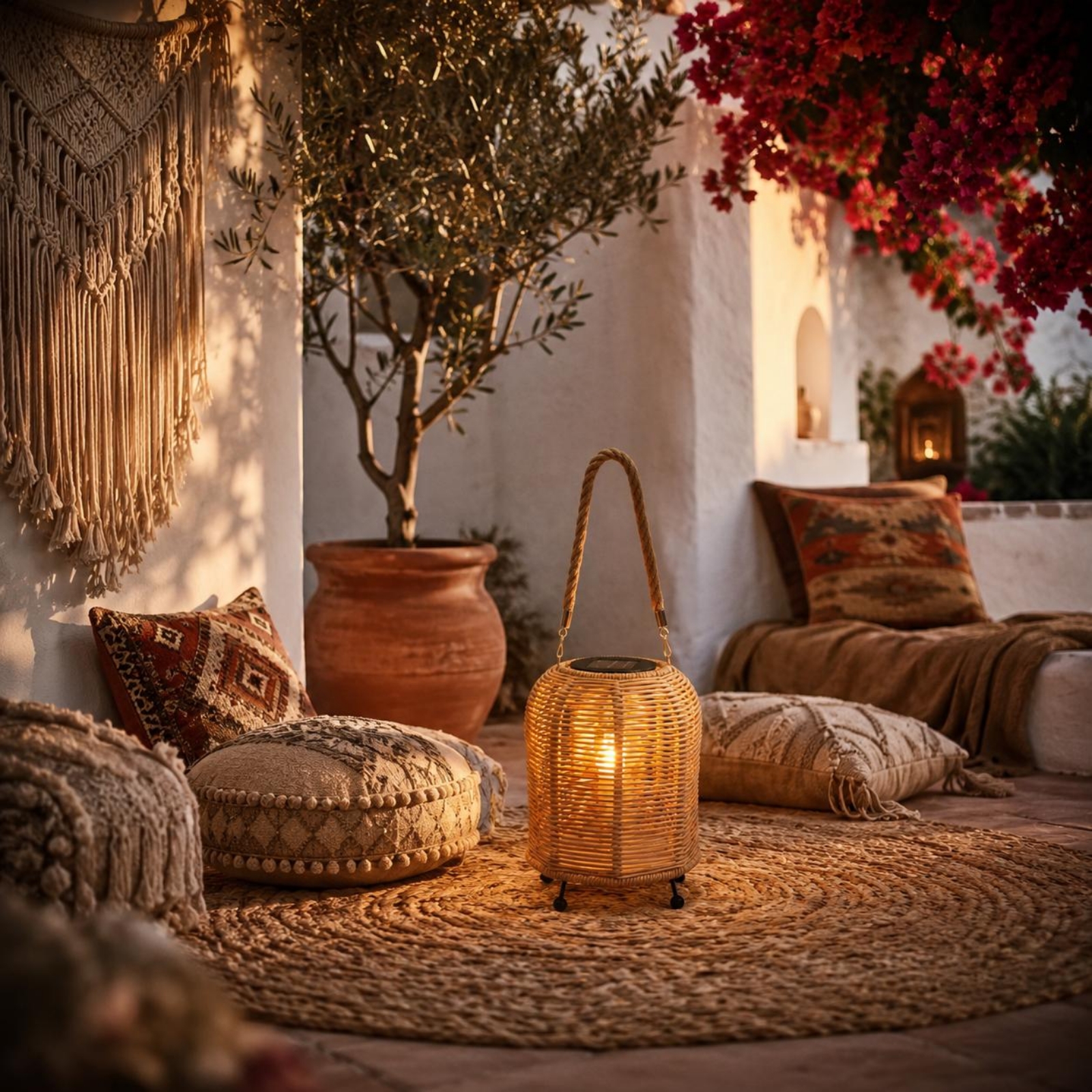 Handwoven Solar Lantern Warm L - Home Decor Lighting 리뷰 및 가격