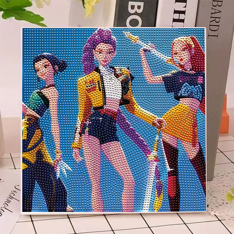 Anime Gilrs Lumi Mila Zoi K-po - Home Decor Happy 리뷰 및 가격