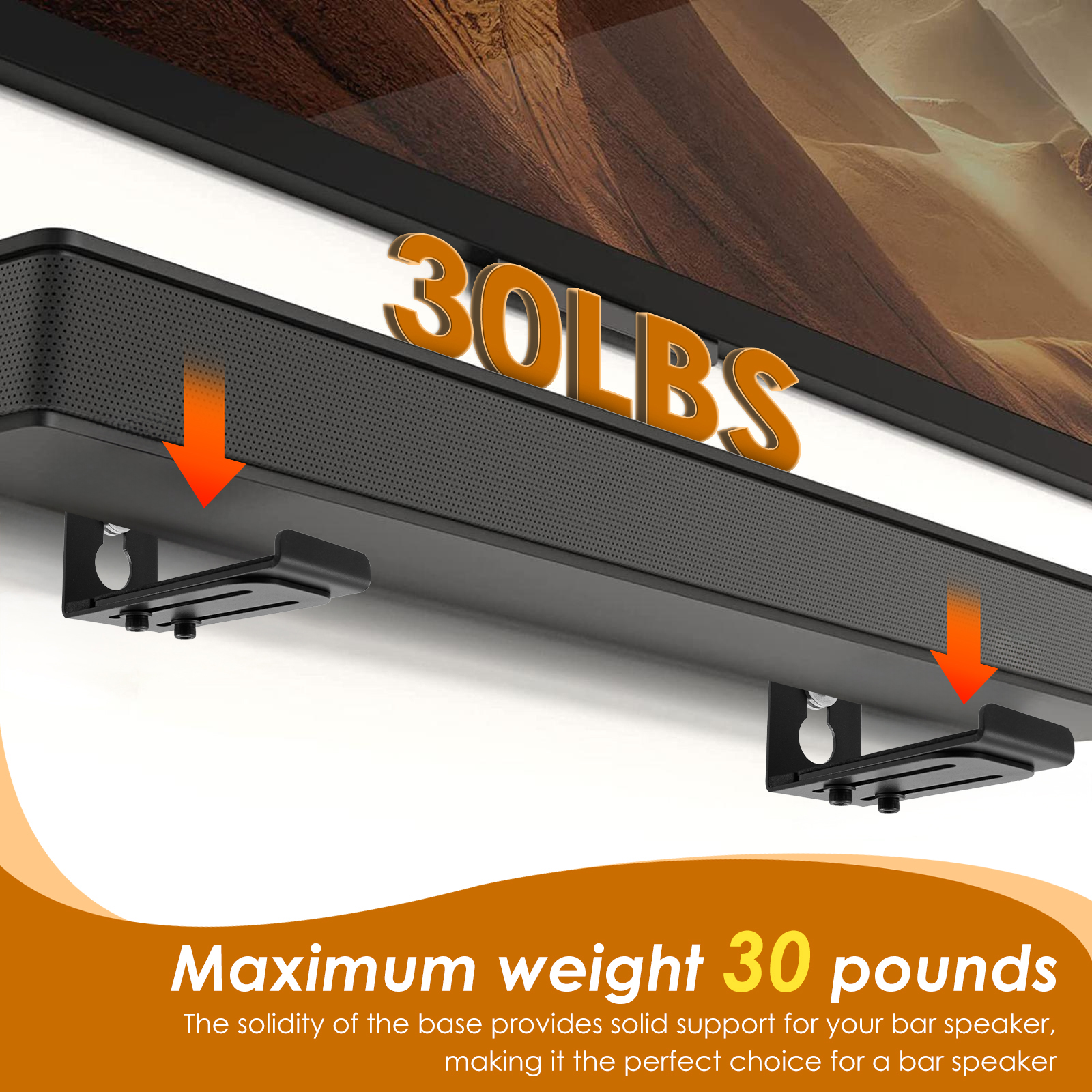 2Pcs Soundbar Speaker Stands W - Floating Shelves 리뷰 및 가격