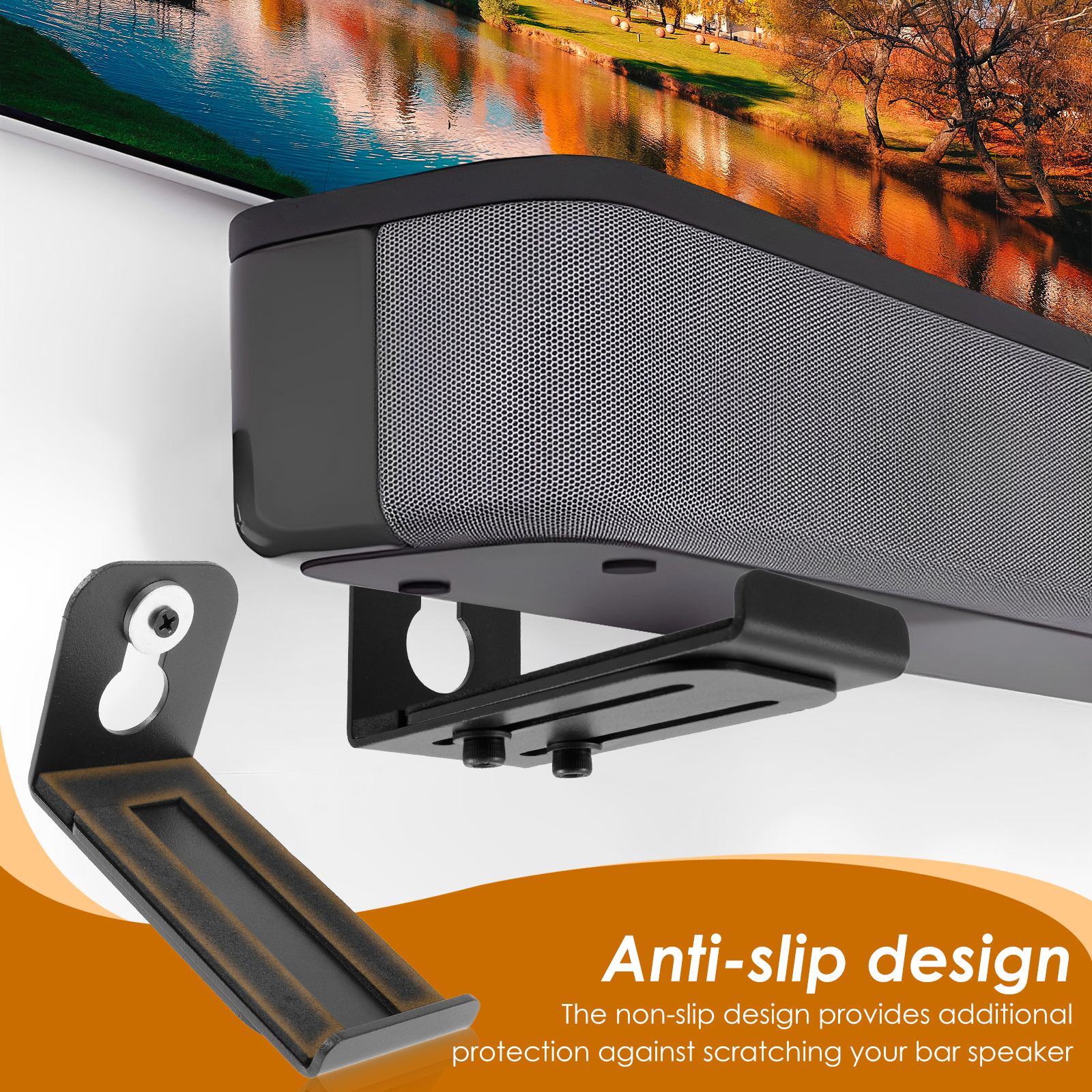 2Pcs Soundbar Speaker Stands W - Floating Shelves 리뷰 및 가격