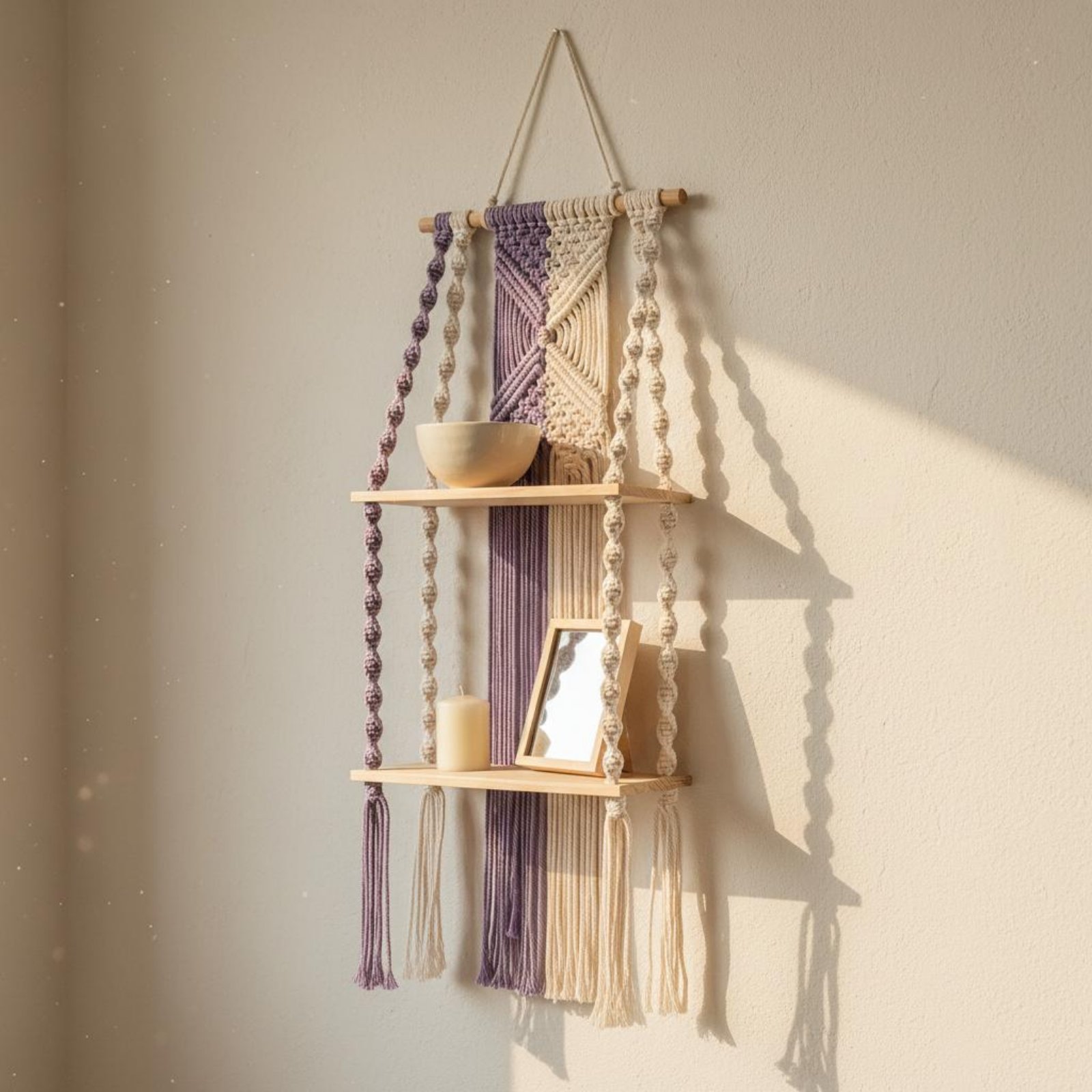 Boho Wall Hanging Shelf Handma - Macrame Wall Hanging 리뷰 및 가격
