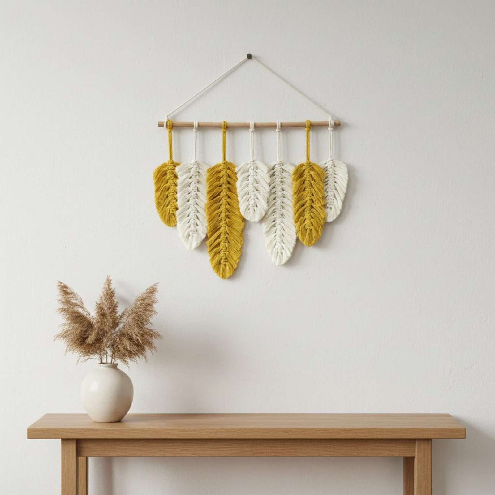 Macrame Feather Wall Hanging H - Macrame Wall Hanging 리뷰 및 가격