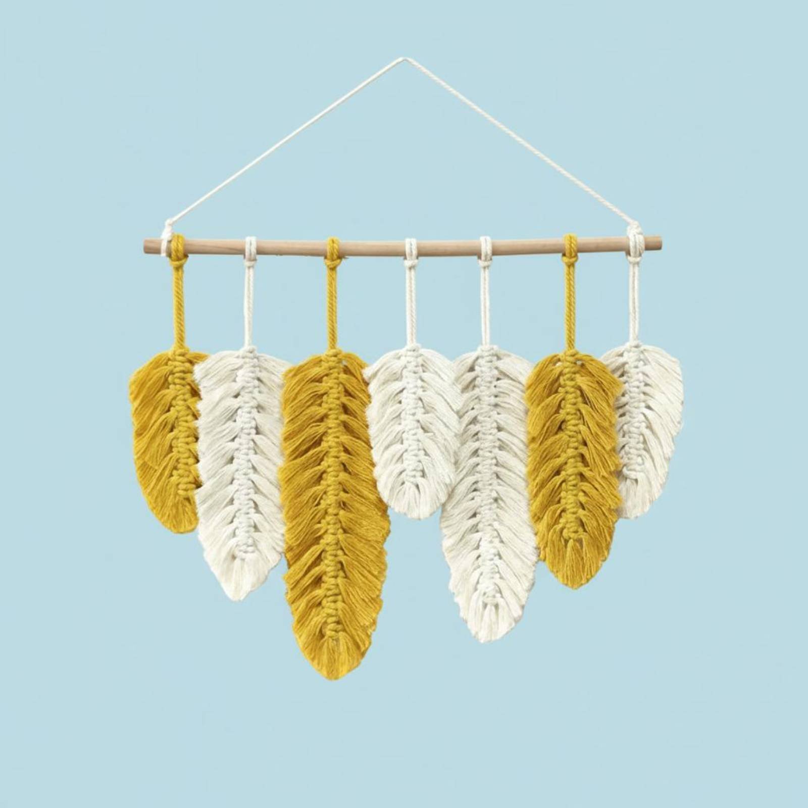 Macrame Feather Wall Hanging H - Macrame Wall Hanging 리뷰 및 가격
