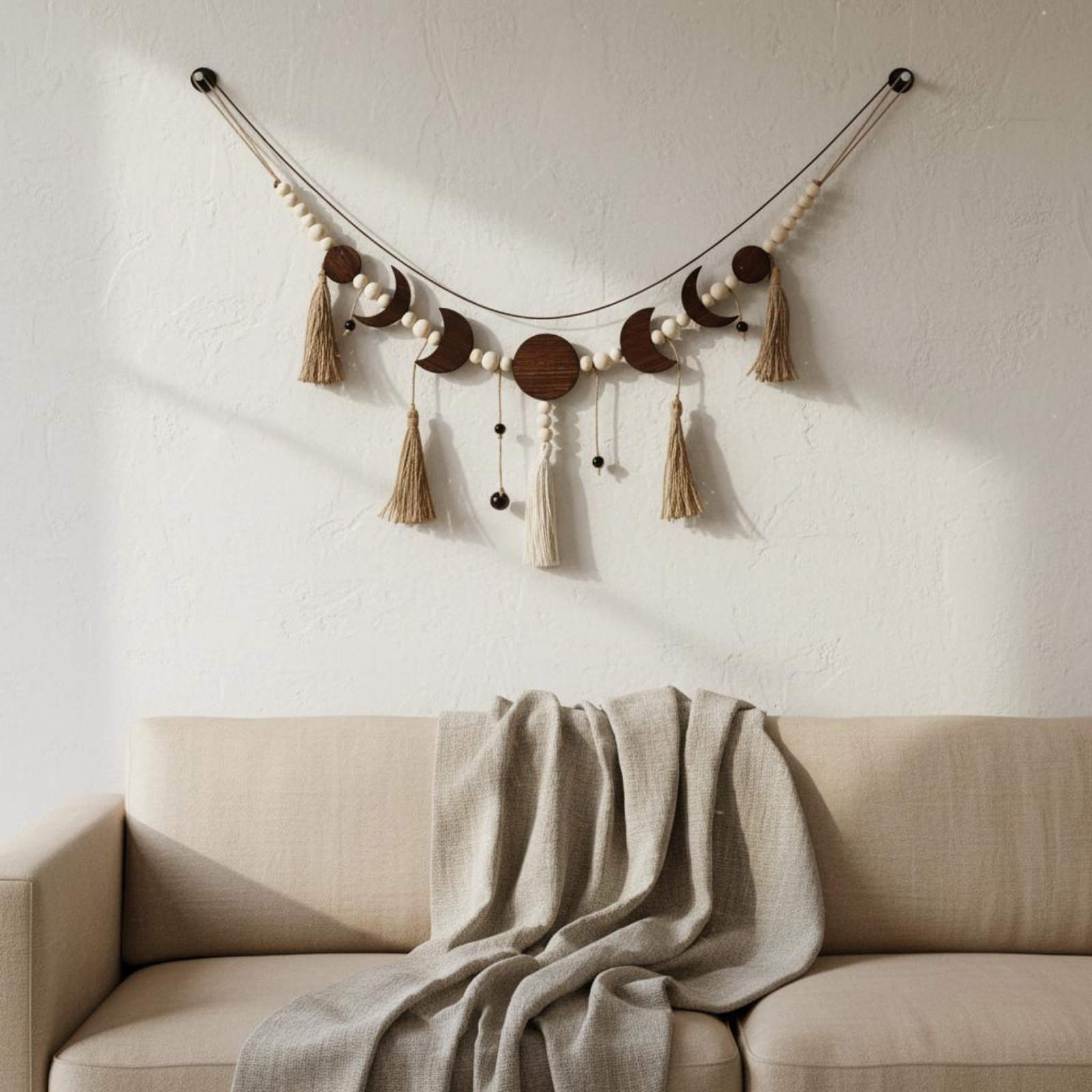Macrame Moon Wall Hanging Hand - Macrame Wall Hanging 리뷰 및 가격