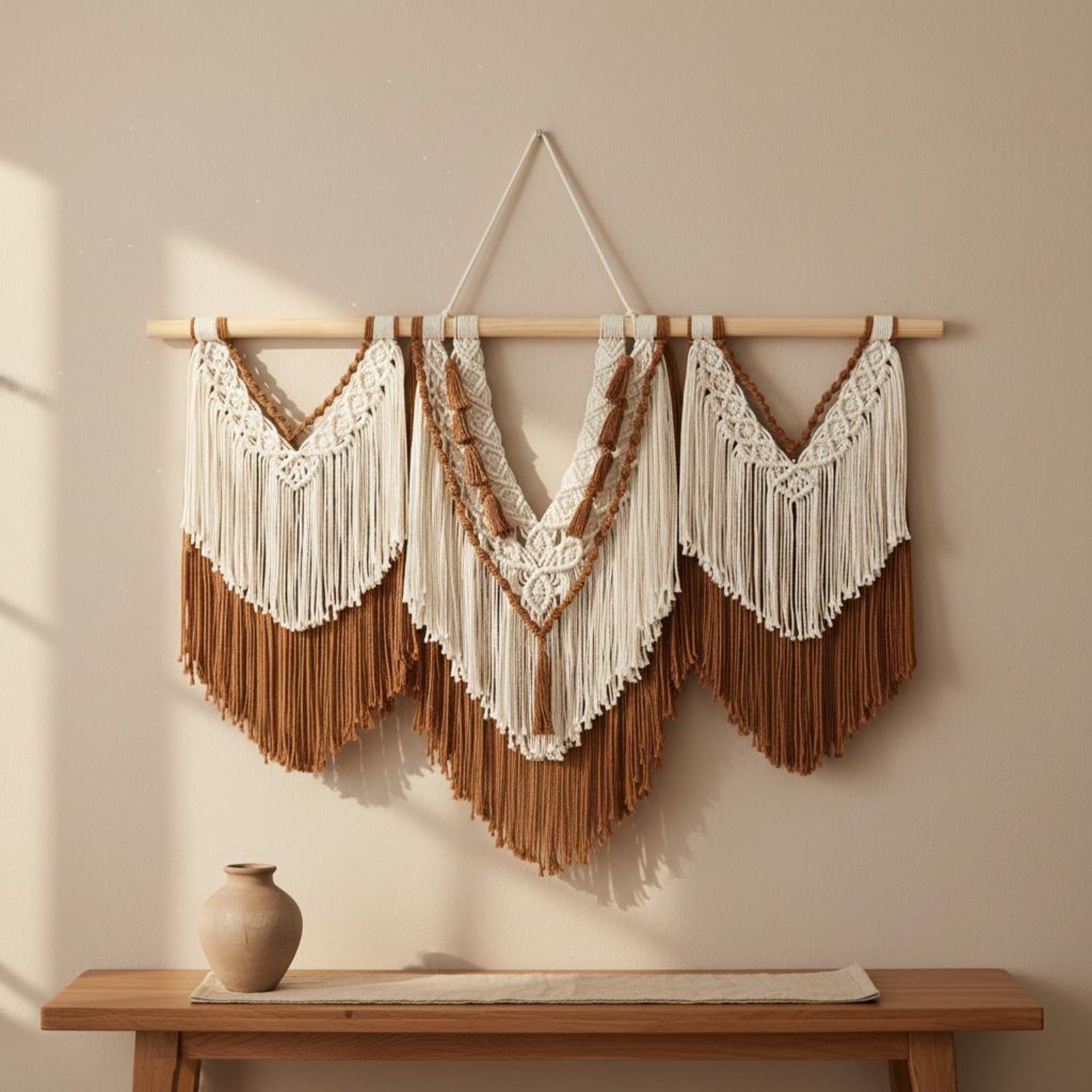 Macrame Wall Hanging Handmade  - Macrame Wall Hanging 리뷰 및 가격