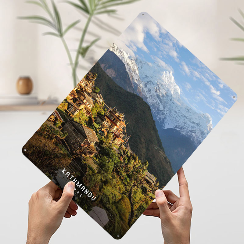 Kathmandu Tin Sign Wall Art Po - Home Decor Kathmandu 리뷰 및 가격