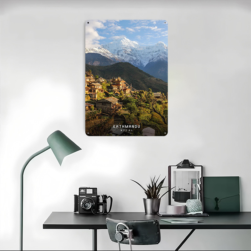 Kathmandu Tin Sign Wall Art Po - Home Decor Kathmandu 리뷰 및 가격