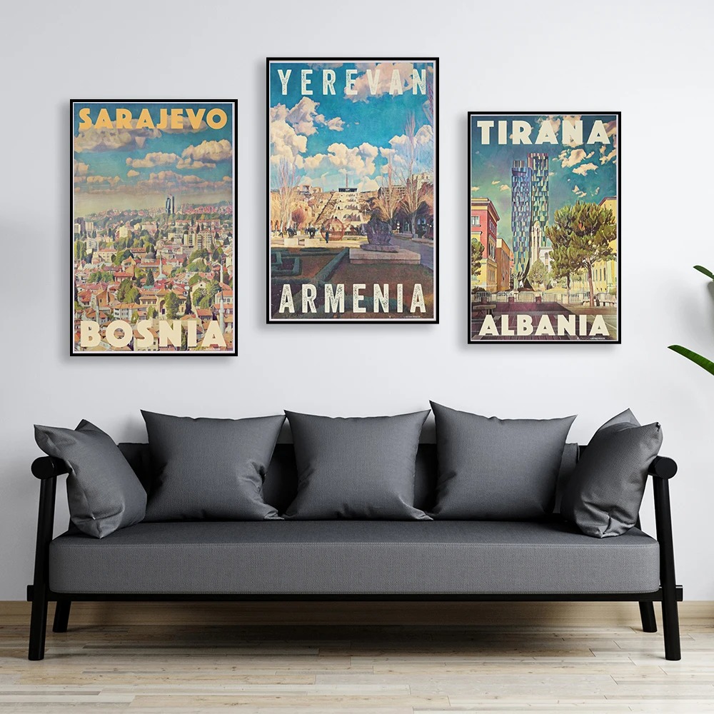 Armenia Travel Vintage Yerevan - Home Decor Yerevan 리뷰 및 가격
