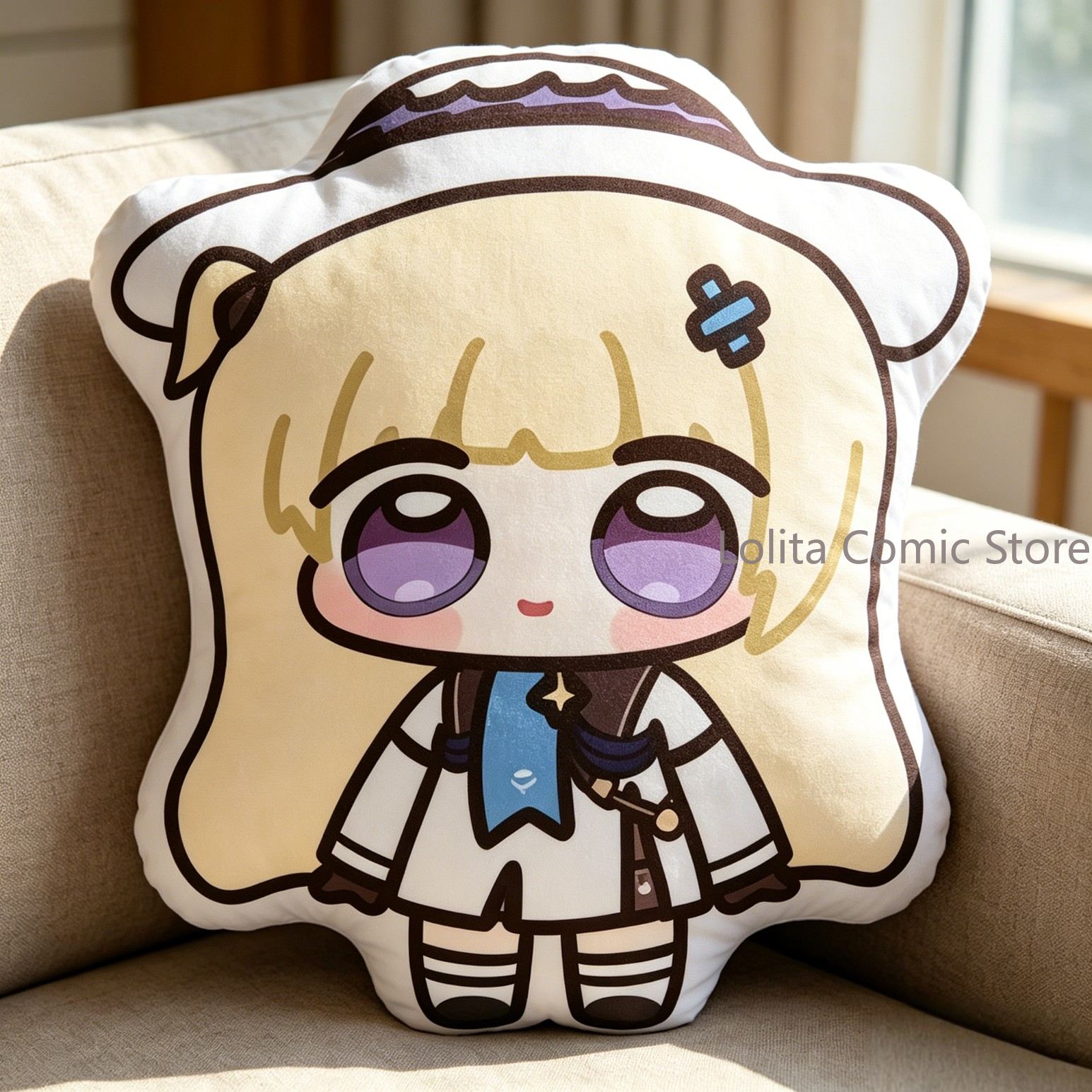 Anime Phoebe Wuthering Waves Q - Decorative Throw Pillow 리뷰 및 가격