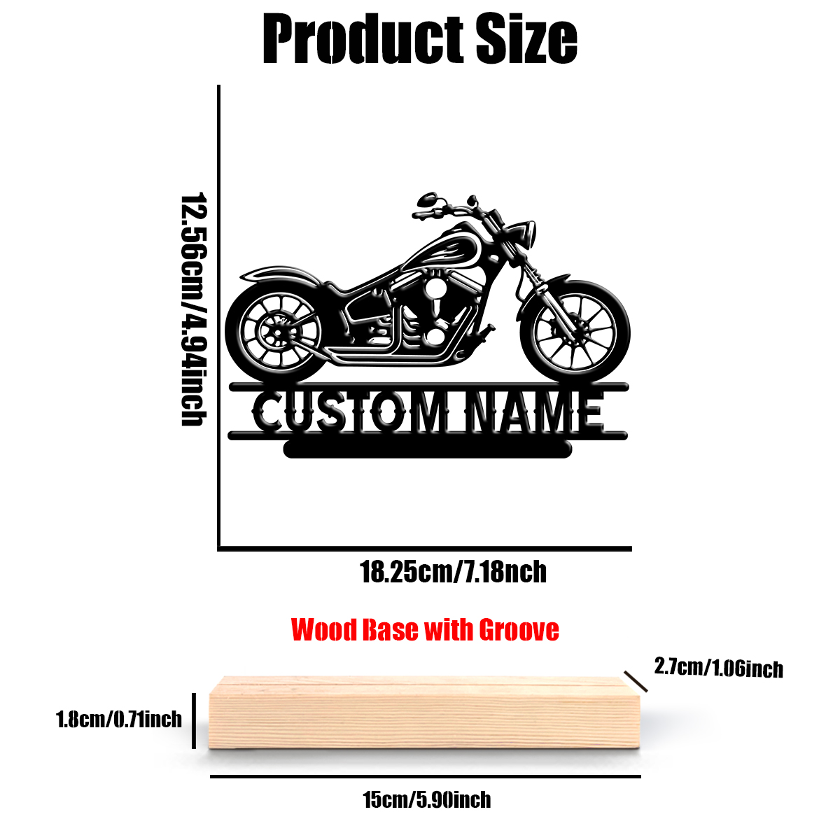 1Pc Csutom Name Road Motorbike - Home Decor Happy 리뷰 및 가격