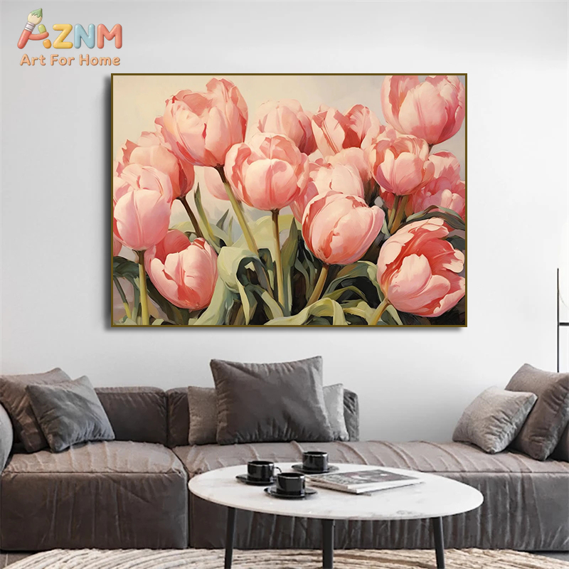 AZNM Vintage Flower Vase Canva - Home Decor Vase With Flowers 리뷰 및 가격